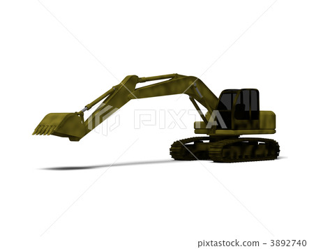 disassembly operation, construction equipment, power shovel 3892740