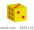 Dice yellow 3895118