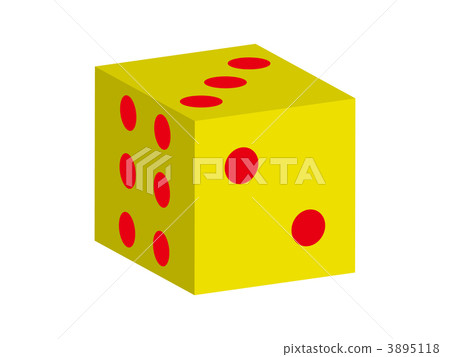 Dice yellow Dice yellow 3895118