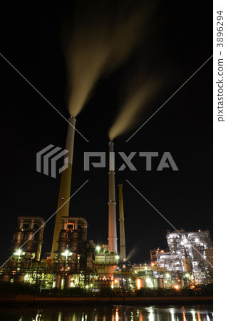 Shunan factory night view 3896294