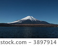 山中湖 湖泊 湖 3897914