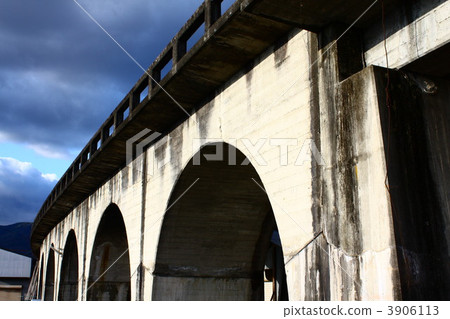 The five new railroad tracks of Shincho street in Gojo city The five new railroad tracks of Shincho street in Gojo city 3906113