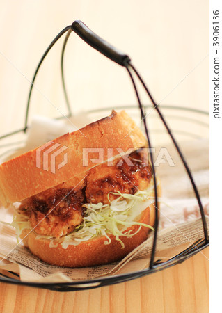 炸肉排沙 炸肉排沙 3906136