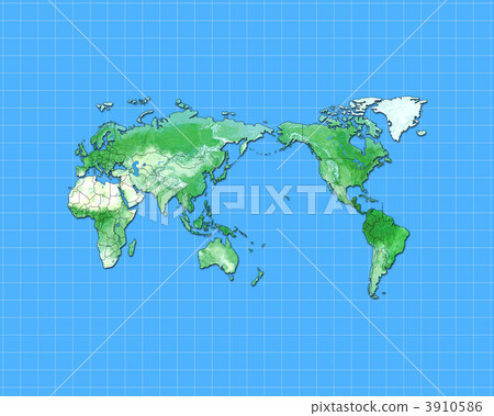 世界地圖/白色地圖 3910586