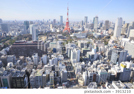 Around Tokyo Tower 3913210