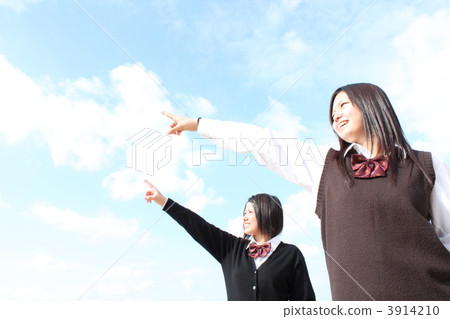 高中女生 制服 校服 3914210