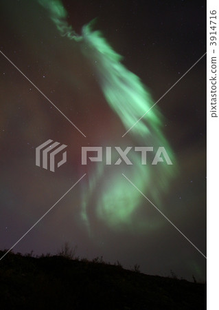 黃刀市 北極光 極光 3914716