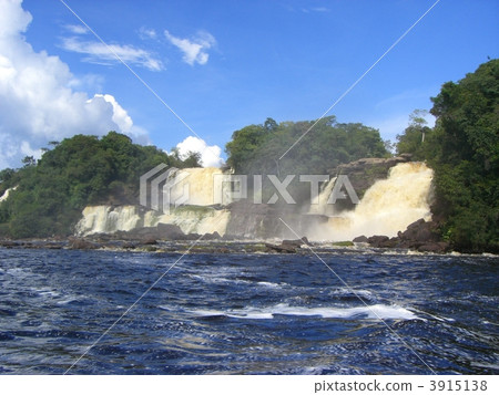 瀑布 卡奈瑪國家公園 委內瑞拉 3915138