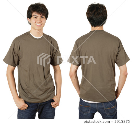 Male with blank chestnut shirt Male with blank chestnut shirt 3915875