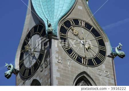 Zurich clocktower Zurich clocktower 3916222