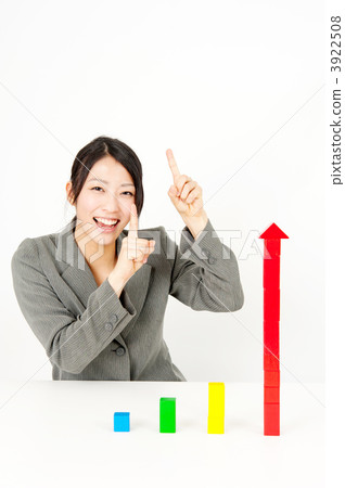 bar graph, rapid growth, female 3922508