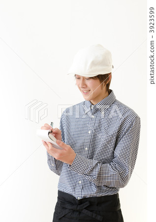 咖啡館員工年輕人 3923599