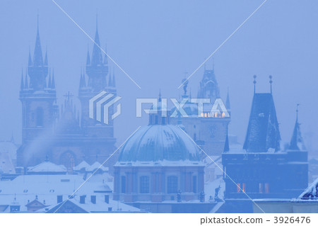 prague in winter prague in winter 3926476