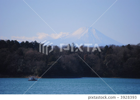 Higashiyamato Tama-ko和Mt. Fuji 3928393
