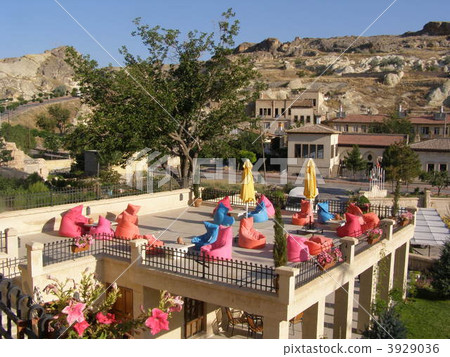 Cave Hotel's terrace Cave Hotel's terrace 3929036