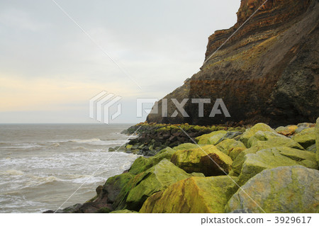 The coastline and cliffs at Whitby The coastline and cliffs at Whitby 3929617