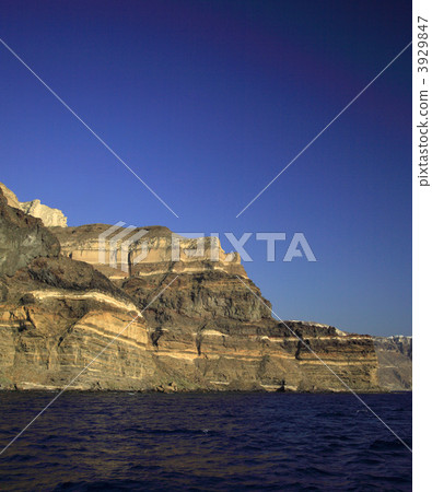 Volcanic cliffs Santorini Volcanic cliffs Santorini 3929847