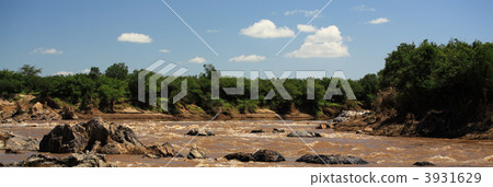 Panoramic view of Mara River 3931629