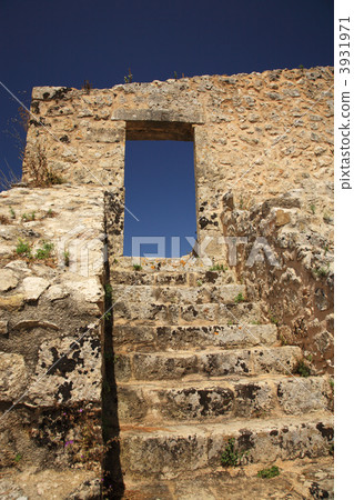 Steps of Ayios Georgis castle 3931971