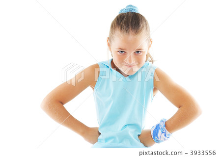Little girl gym instructor 3933556
