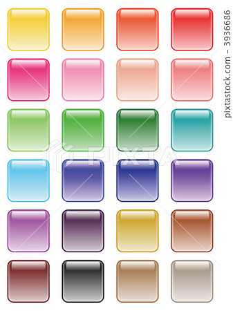 Square button 01 - Stock Illustration [3936686] - PIXTA