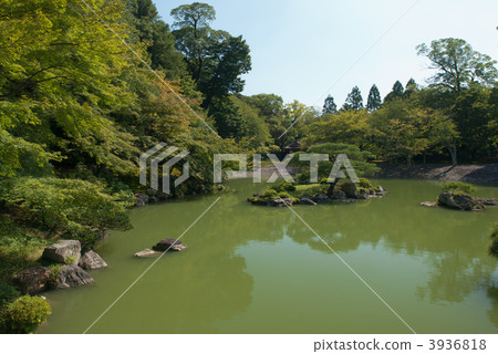 Samcheon Imperial Palace in South Pond 3936818