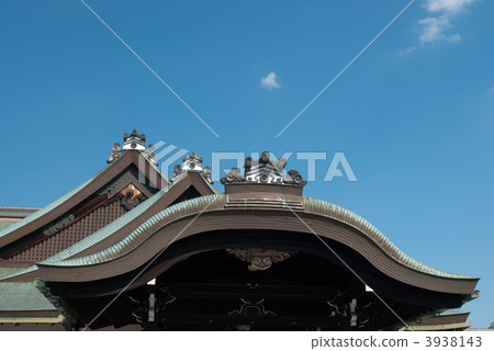 Tangard roof of Kyoto Omiya Imperial Palace Tangard roof of Kyoto Omiya Imperial Palace 3938143
