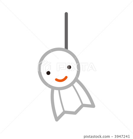 teru teru bozu, deformation, paper doll to which children pray for fine weather 3947241