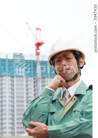 Worker Construction Industry Construction Industry Dealer Site Director (Male Business Business Construction Site 30s) 3947430