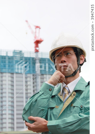Worker Construction Industry Construction Industry Dealer Site Director (Male Business Business Construction Site 30s) 3947435