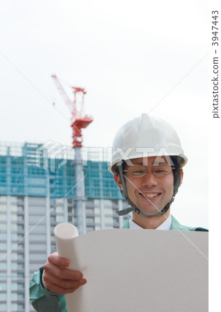 工人建築業建築業經銷商網站主任（男性商業建築工地30s） 3947443