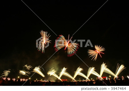 Fireworks festival in Dalian, China 3947464