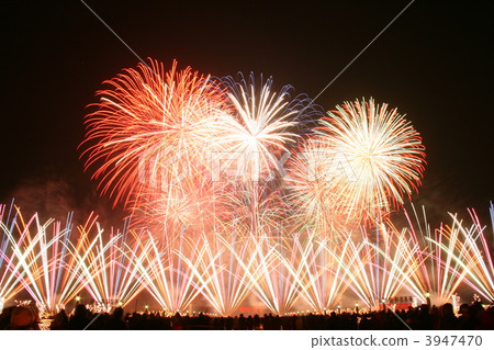 Fireworks festival in Dalian, China 3947470