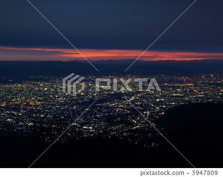 Night view from Atagoyama Kyoto 3947809