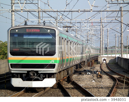 湘南新宿線E231系列古川站 3948031