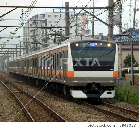 Central Line E233 Series Nishi Hachioji Station 3948038