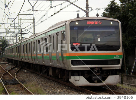 Utsunomiya Line E231 series Shiraoka Station Utsunomiya Line E231 series Shiraoka Station 3948106