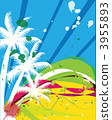 Beach illustration 3955893