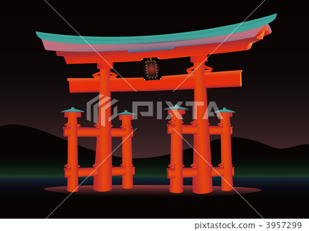 Miyajima Otorii Light Up Miyajima Otorii Light Up 3957299