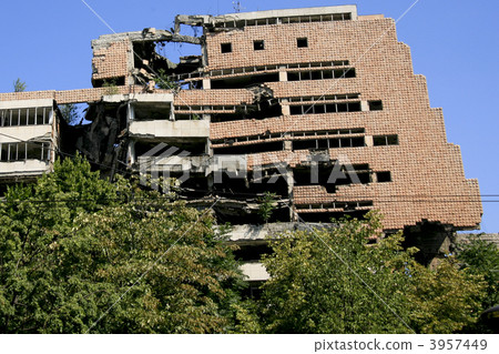 After the airstrike of Belgrade After the airstrike of Belgrade 3957449