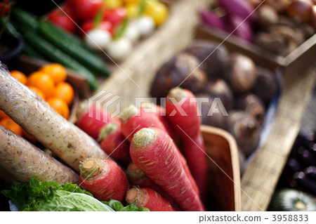 kyoto vegetables, raw vegetables, carrots 3958833