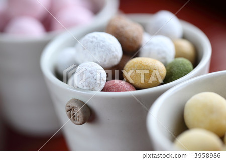 五色豆糖果 糖果豆 糖果 3958986