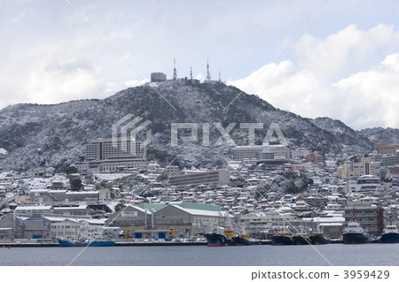 Nagasaki in the snow 3959429