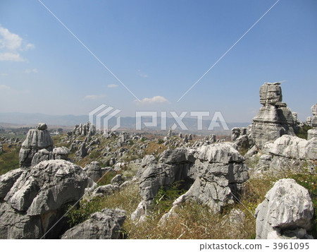 China Kunming's stone forest 3961095