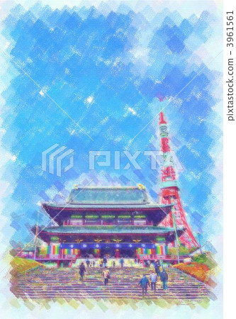 zojoji, zojoji temple, shiba park 3961561