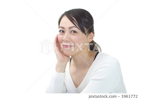 一位女士臉頰貼 一位女士臉頰貼 3961772