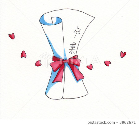 diploma, graduation certificate, parchment 3962671