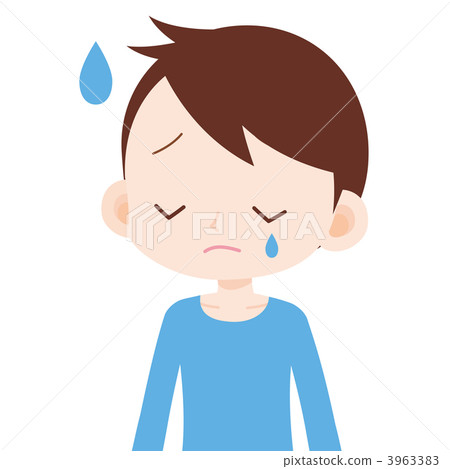 Boys crying upper body Boys crying upper body 3963383