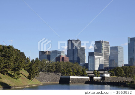 從Nakibori-dori觀看丸之內 3963922