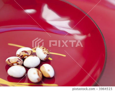 7 seeds of bean (bottom left) 3964515